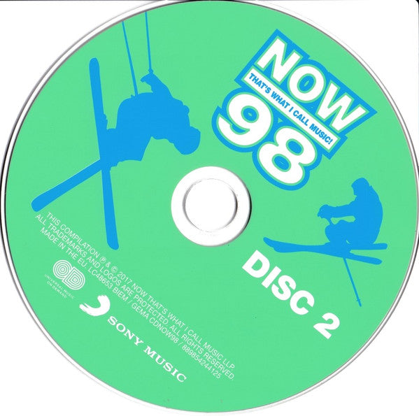 Various - Now Thats What I Call Music 98 (2017 DCD) NM
