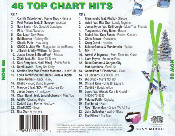 Various - Now Thats What I Call Music 98 (2017 DCD) NM