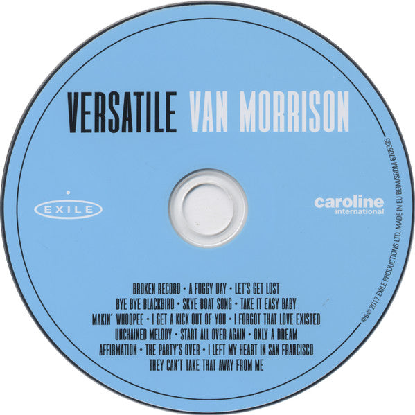 Van Morrison - Versatile (2017 CD) Sealed