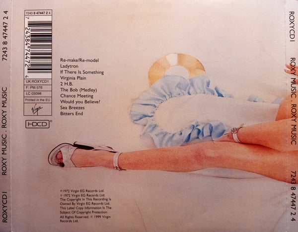 Roxy Music - Roxy Music (2000 HDCD Remastered CD) Mint