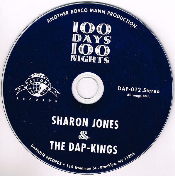 Sharon Jones & Dap-Kings - 100 Days 100 Nights (CD & Promo) VG+