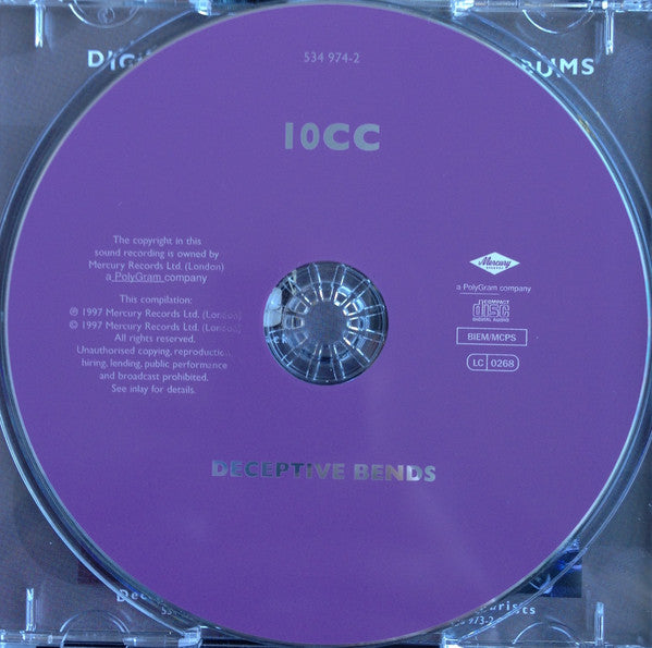10cc - Deceptive Bends (1997 Remaster with Bonus Tracks CD) VG+