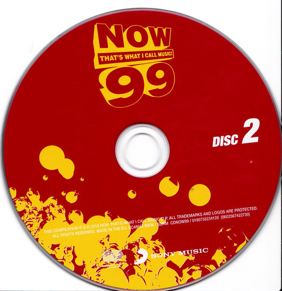 Various - Now Thats What I Call Music 99 (2018 DCD) Sealed