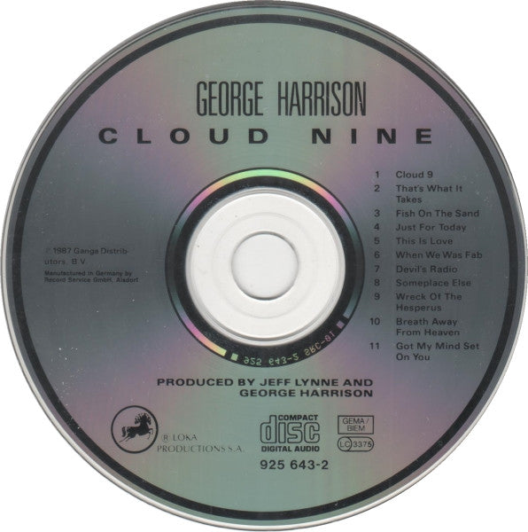 George Harrison - Cloud Nine (1987 CD) Mint