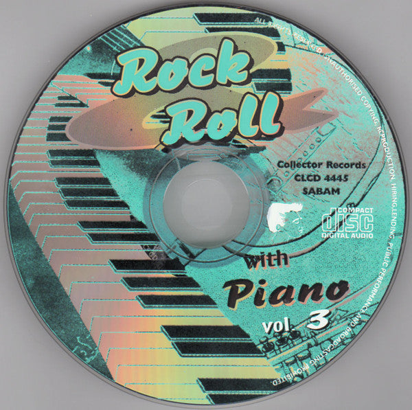 Various - Rock and Roll with Piano Vol. 3 (Dutch CD) NM