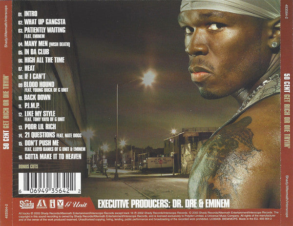 50 Cent - Get Rich or Die Tryin' (2003 Ltd Edition DCD) Mint