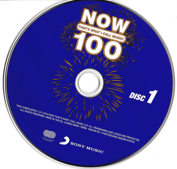 Various - Now Thats What I Call Music 100 (2018 DCD) Sealed