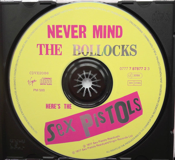 Sex Pistols - Never Mind The Bollocks (1993 CD) NM
