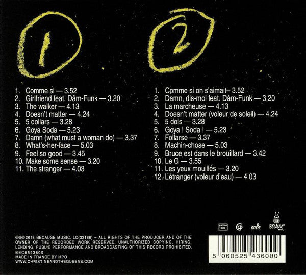 Christine and the Queens - Chris (2018 Collectors Edition DCD) Mint