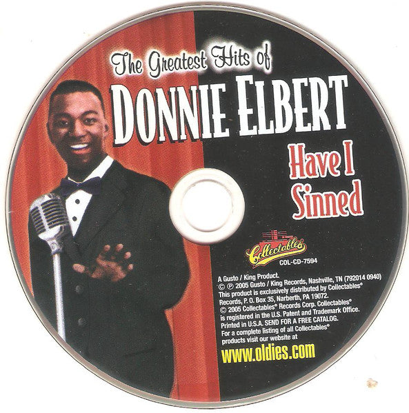 Donnie Elbert - The Greatest Hits of (2003 Rare US CD) NM