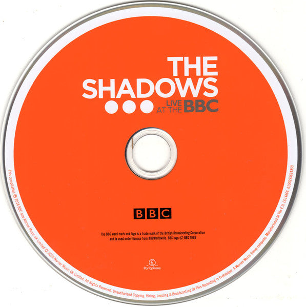 Shadows - Live at the BBC (2018 CD Album) New
