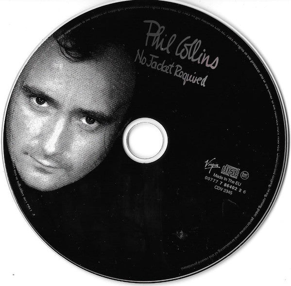 Phil Collins - No Jacket Required (Reissue CD) Mint