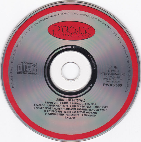 Abba - The Hits 2 (1988 CD) Mint