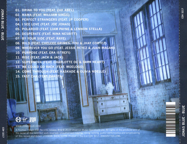 Jonas Blue - Blue (2018 CD) Sealed