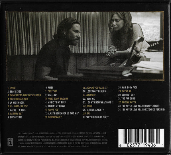 Lady Gaga, Bradley Cooper - A Star is Born O.S.T (Deluxe Box CD Set) NM