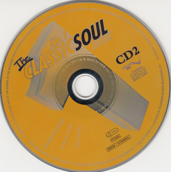 Various - The No.1 Classic Soul Album (1995 DCD) VG+