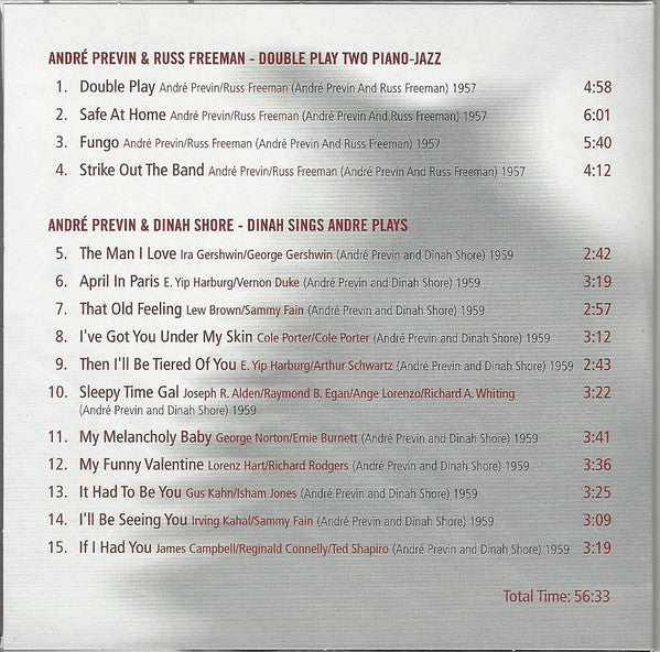 Andre Previn - The Jazz Recordings (2012 10xCD Box Set) NM