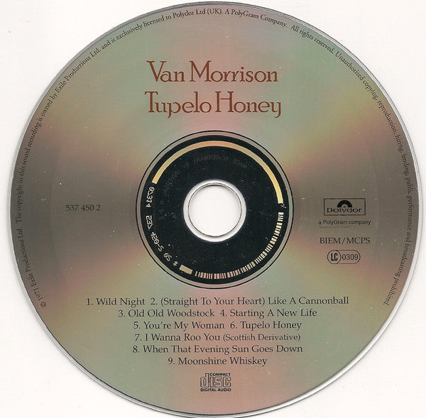 Van Morrison - Tupelo Honey (1998 Remastered CD) NM