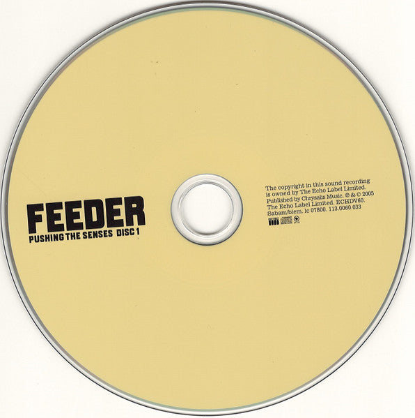 Feeder - Pushing the Senses (Limited Edition 'Keep Case' CD + DVD) NM