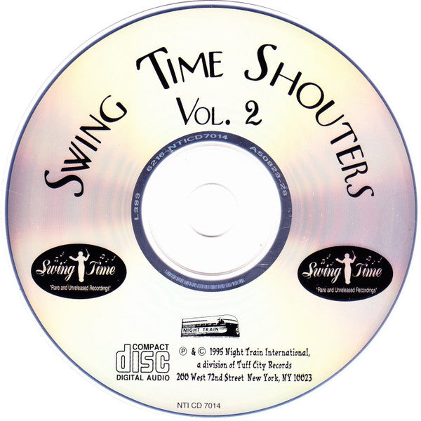 Various - Swing Time Shouters Vol 2 (1995 US CD) Mint