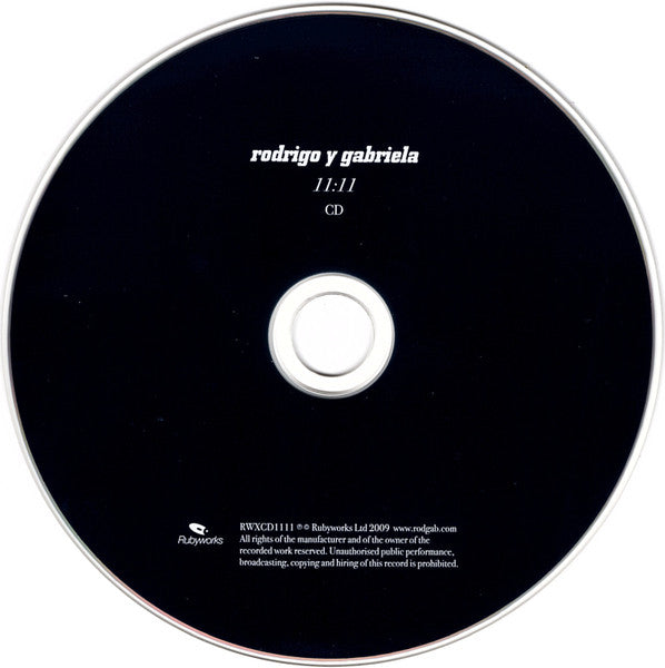Rodrigo y Gabriela - 11:11 (2009 CD + DVD Set) Mint