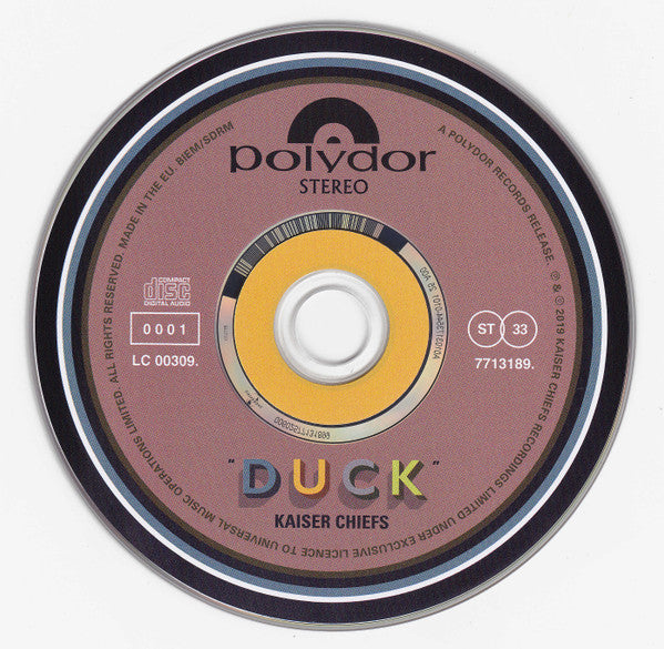 Kaiser Chiefs - Duck (2019 CD) Mint