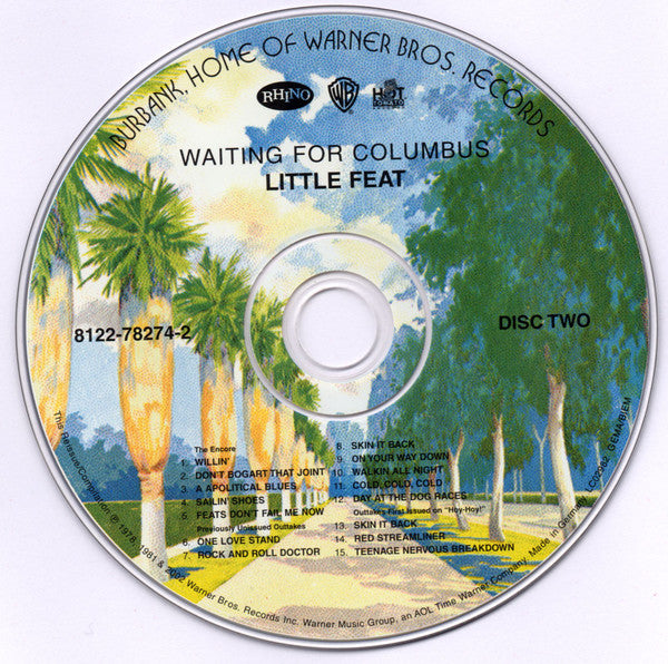 Little Feat - Waiting for Columbus (2002 CD + Bonus CD) NM