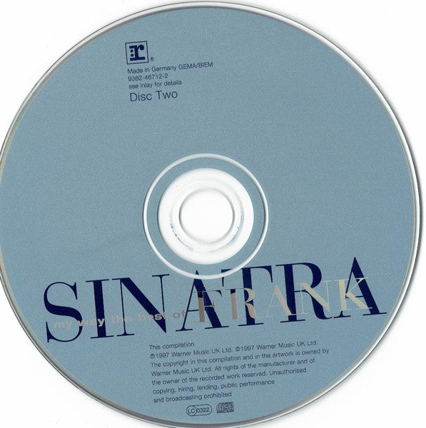 Frank Sinatra - My Way ~ The Best Of (Double CD) VG+
