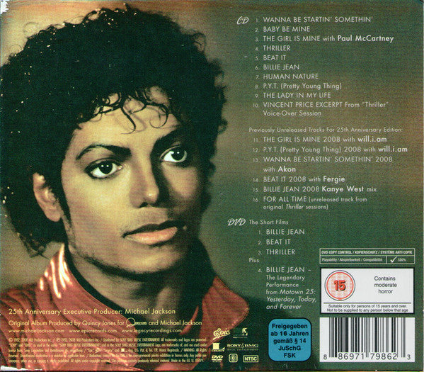 Michael Jackson - Thriller 25 (2008 Gold CD & DVD) NM