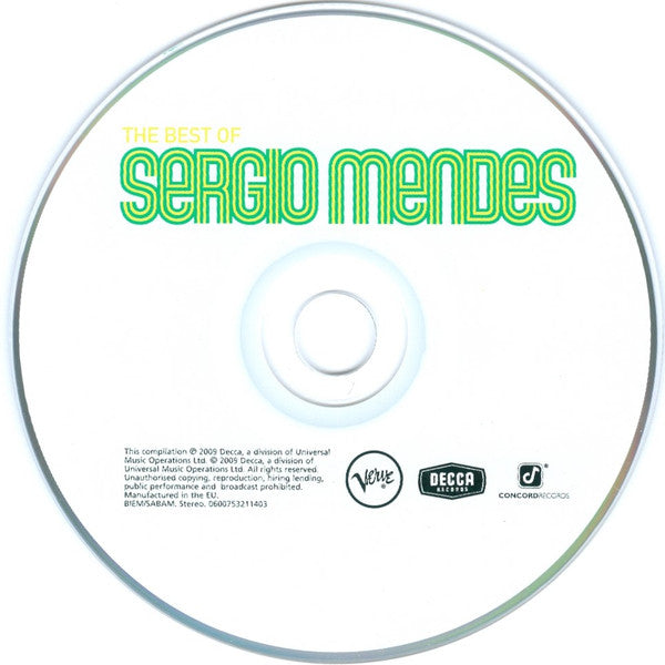 Sergio Mendes - The Best of (2009 CD) Mint