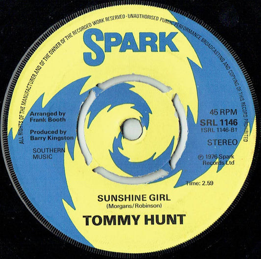 Tommy Hunt - Loving on the Losing Side (Vinyl Single) EX