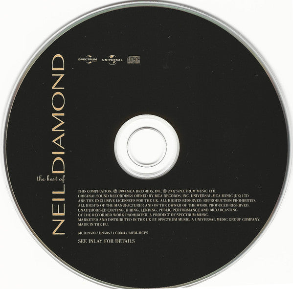 Neil Diamond - The Best of (2002 CD) NM