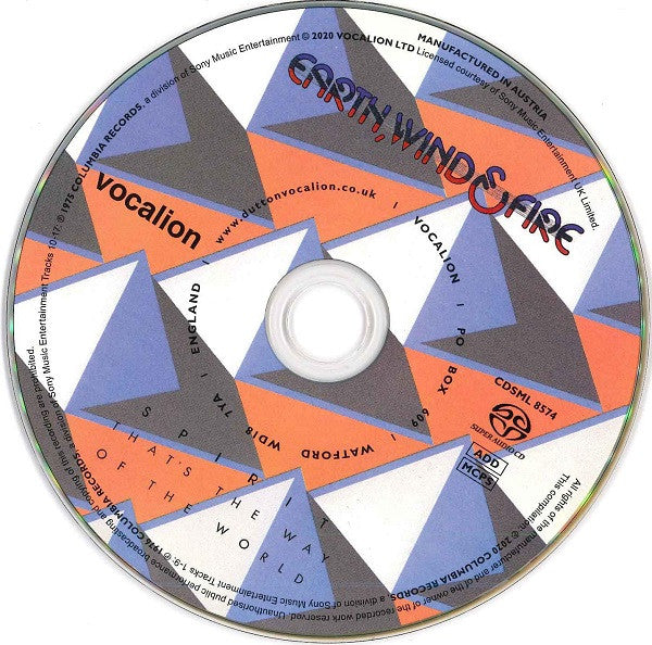 Earth Wind & Fire - Spirit / That's the way of the World (2020 SACD 2 on 1) Sealed