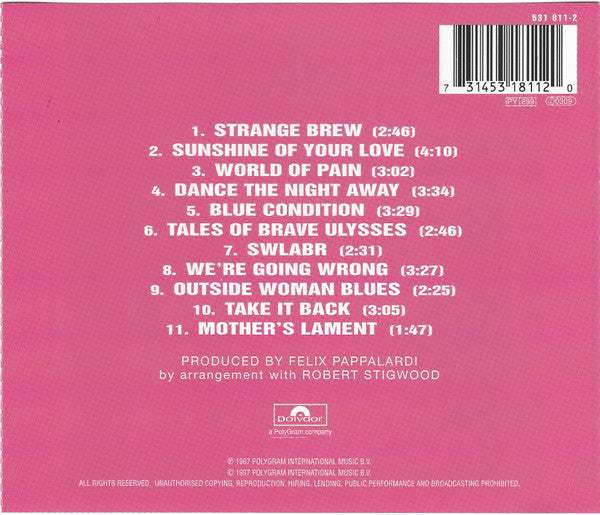 Cream - Disraeli Gears (1998 Remasters CD) NM