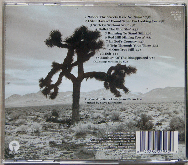 U2 - The Joshua Tree (Cinram Optical CD) NM
