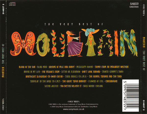 Mountain - The Very Best of (2004 CD) NM