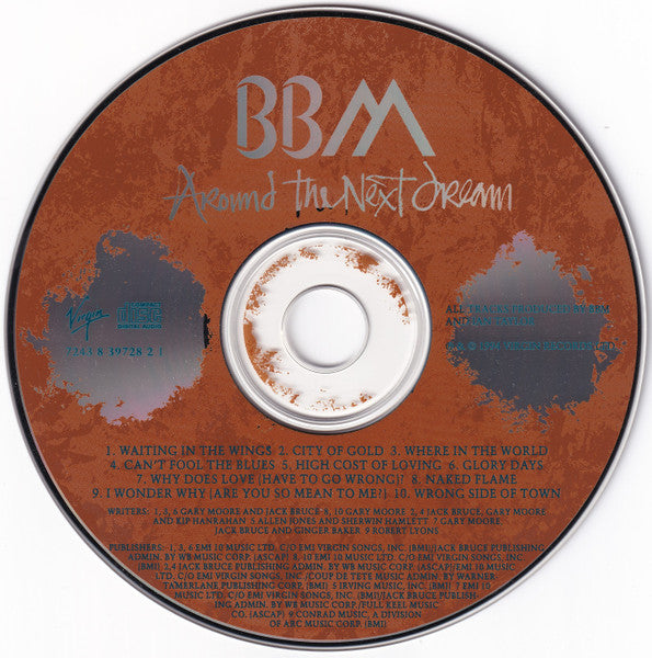 BBM - Around the Next Dream (1994 US CD) NM