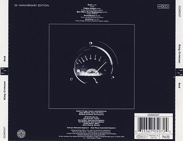 King Crimson - Red (2004 30th Anniversary Edition HDCD) Mint