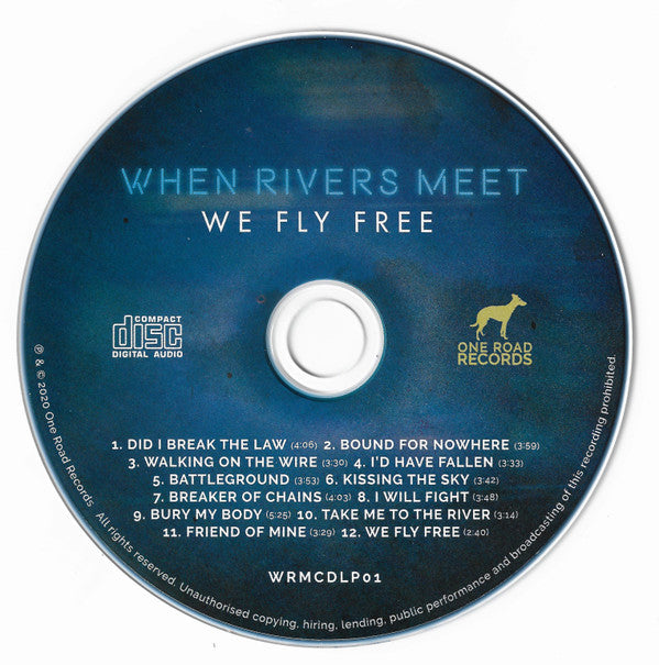When Rivers Meet - We Fly Free (2020 CD Fully Signed) NM