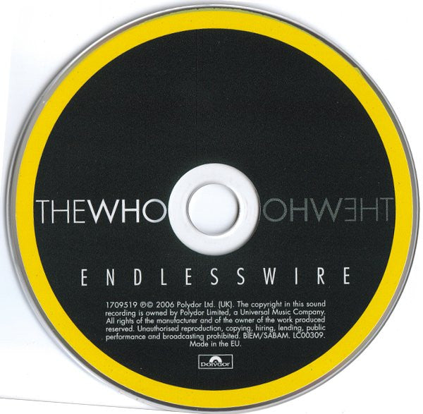Who - Endless Wire (2006 CD) Mint