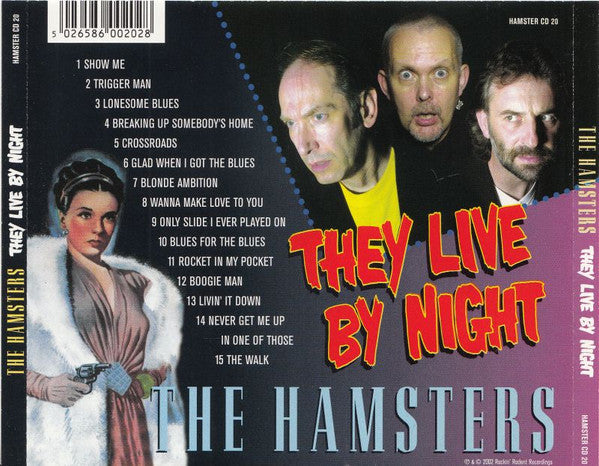 Hampsters - They Live by Night (2002 CD) VG