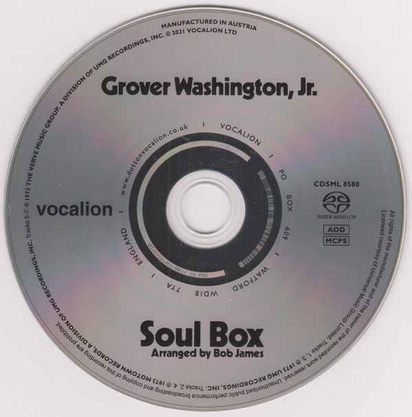 Grover Washington Jr - Soul Box (2021 SACD) Sealed