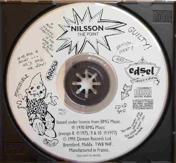 Nilsson - The point! (1991 Edsel CD) Mint