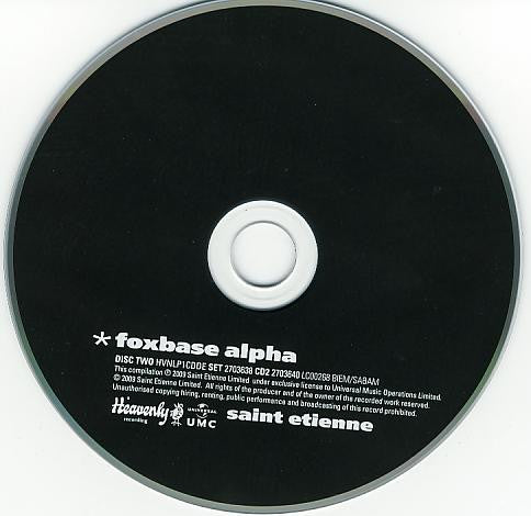 Saint Etienne - Fox Base Alpha (2009 Deluxe Edition DCD) Mint