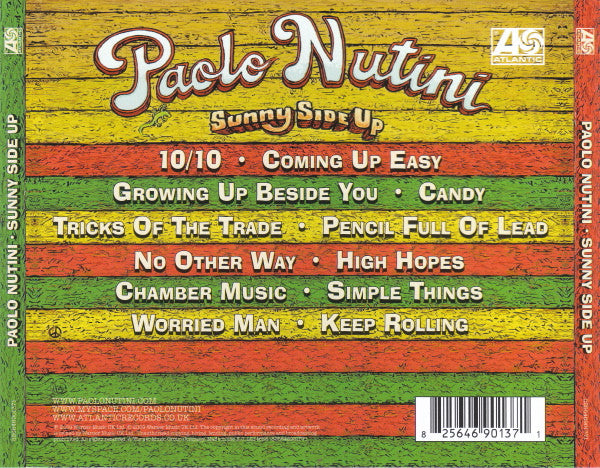 Paolo Nutini - Sunny Side Up (2009 CD) NM