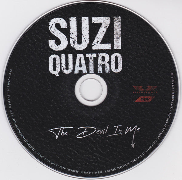 Suzi Quatro - The Devil In Me (2021 CD) VG+