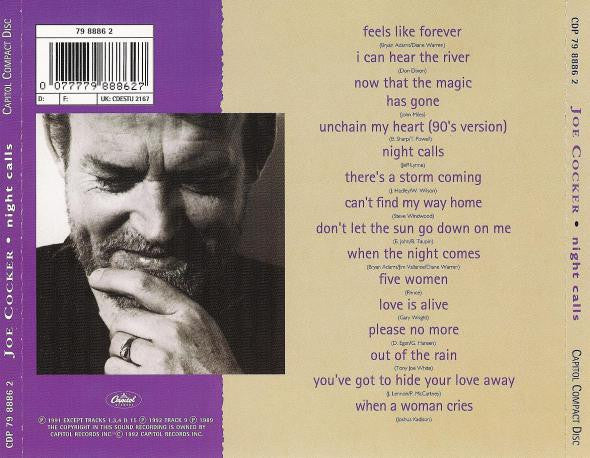 Joe Cocker - Night Calls (1992 UK CD) VG+