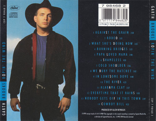 Garth Brooks - Ropin' the Wind (1992 Country CD) NM