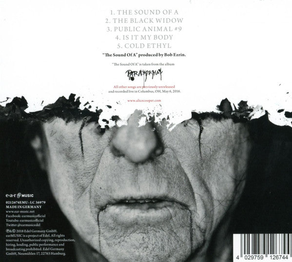 Alice Cooper - The Sound of A (2018 EP CD) Mint