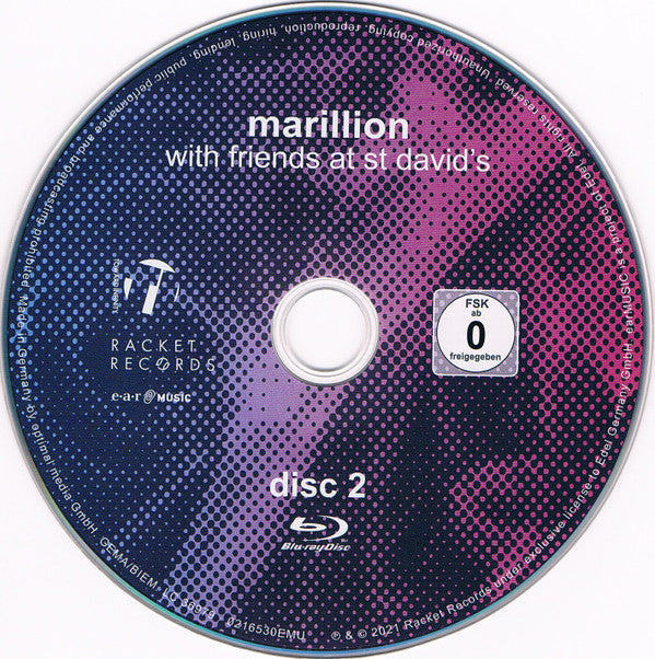 Marillion - With Friends at St Davids (2 Disc Blu-ray 2021) Sealed